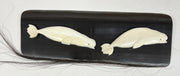 Framed Beluga Carving